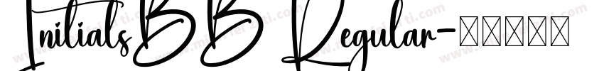 InitialsBB Regular字体转换